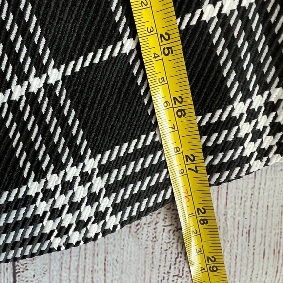 RACHEL ROY Collection Plaid Blazer Jacket Black White 1X - Picture 7 of 9